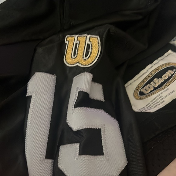 Wilson Jeff Hostetler #15 Oakland raiders jersey size 48 - Picture 5 of 5